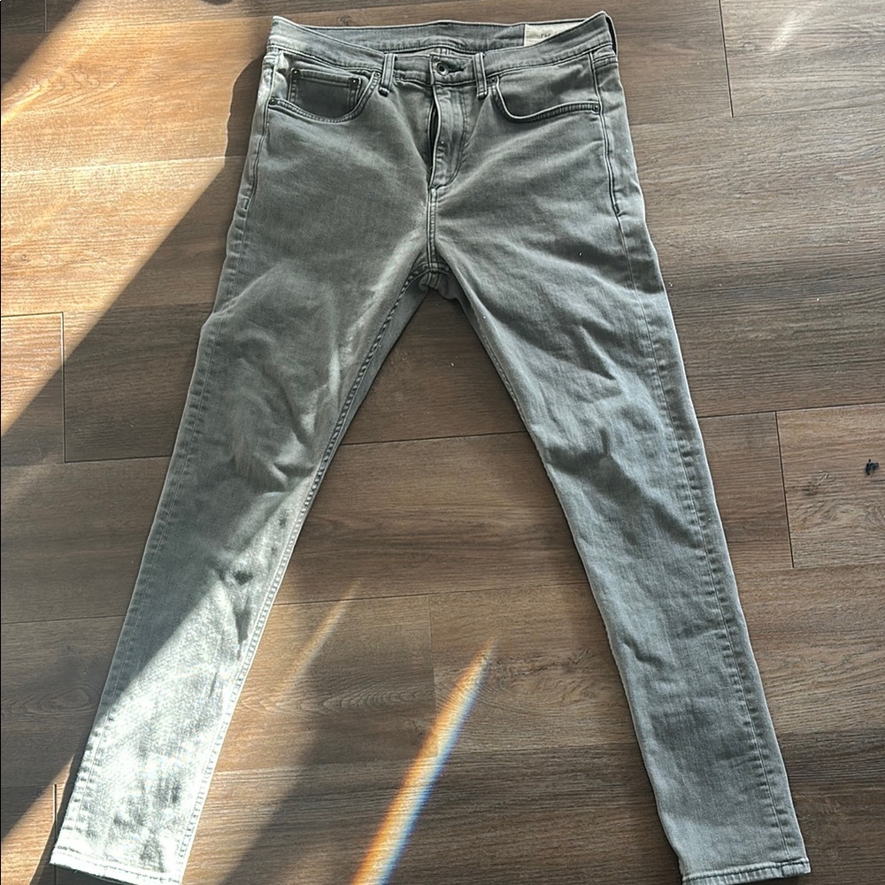 rag & bone Men's Skinny Jeans - Gray